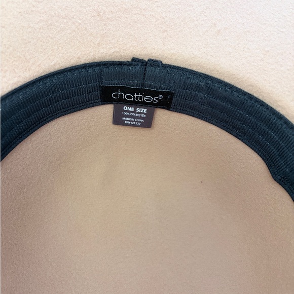 Soft Beige Women's Floppy Hat - Picture 3 of 3